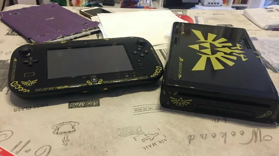 Skin for Nintendo Wii U Console Controller Zelda Special Ed Vinyl Decal Sticker. - Image 3 of 4