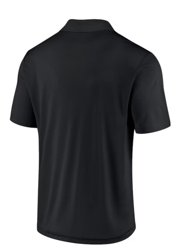 New Orleans black SPORTS polo NFL shirt 100% POLIESTER Size Small - Picture 2 of 3