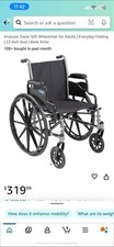 Tracer SX5 Wheelchair for Adults  Everyday Folding 22 Inch Seat Desk Arms
