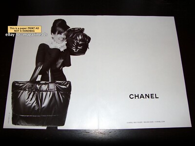 CHANEL Handbags 2-Page PRINT AD Fall 2009 LILY ALLEN Coco Cocoon