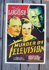 Murder By Television Lobby Card Movie Poster Bela Lugosi