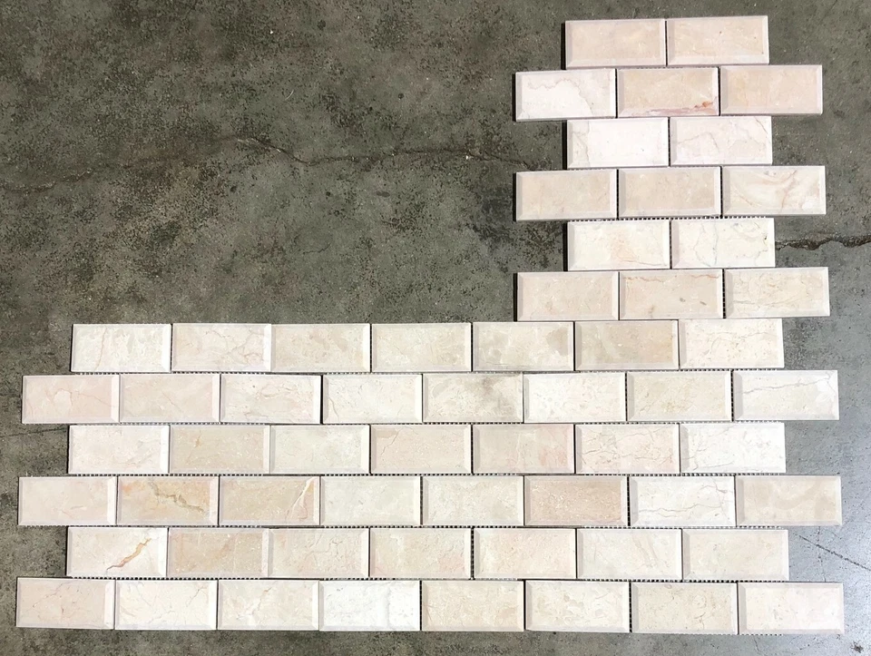 12x12 Tile Crema Nova Marble Kitchen Subway (10 Square Feet) T-34 - Image 4 of 4