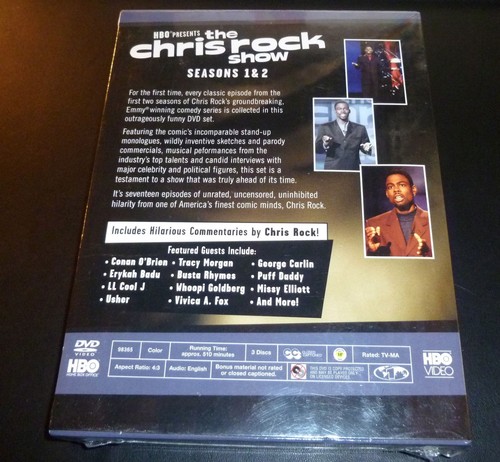 New! "THE CHRIS ROCK SHOW - Seasons 1 & 2" HBO TV (2-DVD Set 2006) ***SEALED*** - Bild 2 von 4