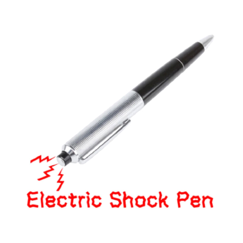 1pcs Electric Shock Pen Toy Joke Funny Prank Trick Novelty Friends Gia5