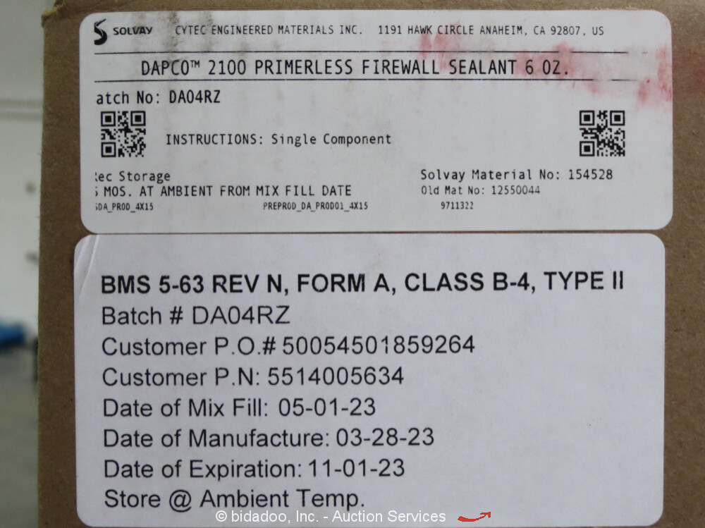 Solvay Dapco 2100 Primerless Firewall Sealant (420) 6 Oz. Kits bidadoo New eBay