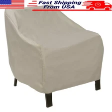 Weather Resistant Patio Chair Cover Modern Design Secure Fit Outdoor Protection