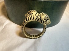 Kenneth Jay Lane KJL Tiger Napkin Ring