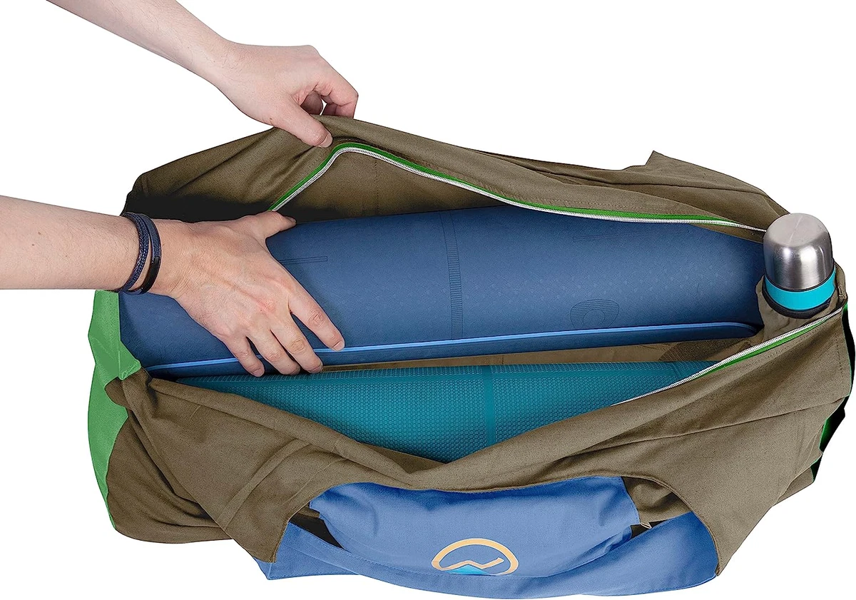 Large Yoga Mat Bag Carrier for Yoga Mats, Yoga Bolster, Yoga Block, Workout  Stuf