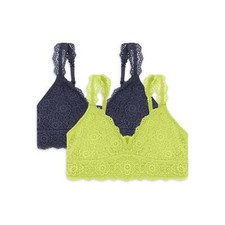 Wonder Nation Lace Convertible Girls Bralette, 2-Pack, Sizes XS-S-L