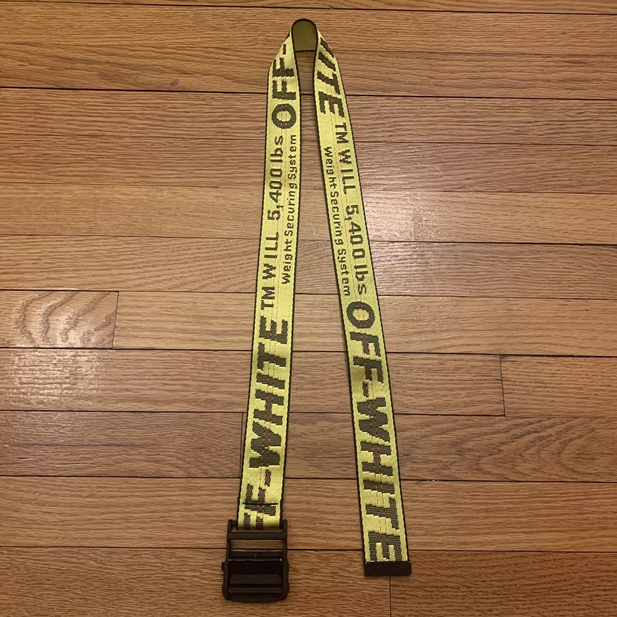 OFF-WHITE Industrial Belt Yellow/Black