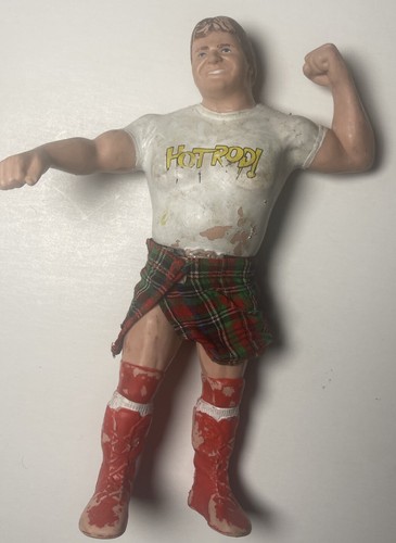 Vintage Rowdy Roddy Piper Figure with Kilt WWF LJN...