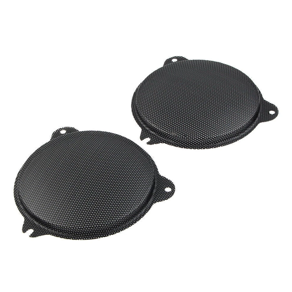 For Harley Davidson Electra Glide 2014-2018 2015 Front Mesh Speaker Grills Black - Imagem 3 de 4