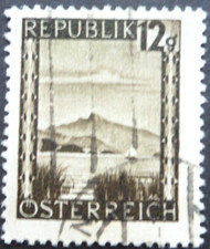 Austria 1947 Mi 747, krajobrazy DS, stemplowane