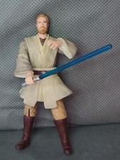 Star Wars Obi-Wan Kenobi Jedi w Lightsaber 2004 Action Figure