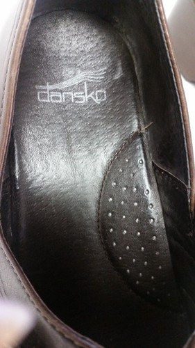 Dansko Solstice Split Toe Womens Clogs Leather Nursing Sz 40 Buckle Strap 9.5-10 - Picture 2 of 8