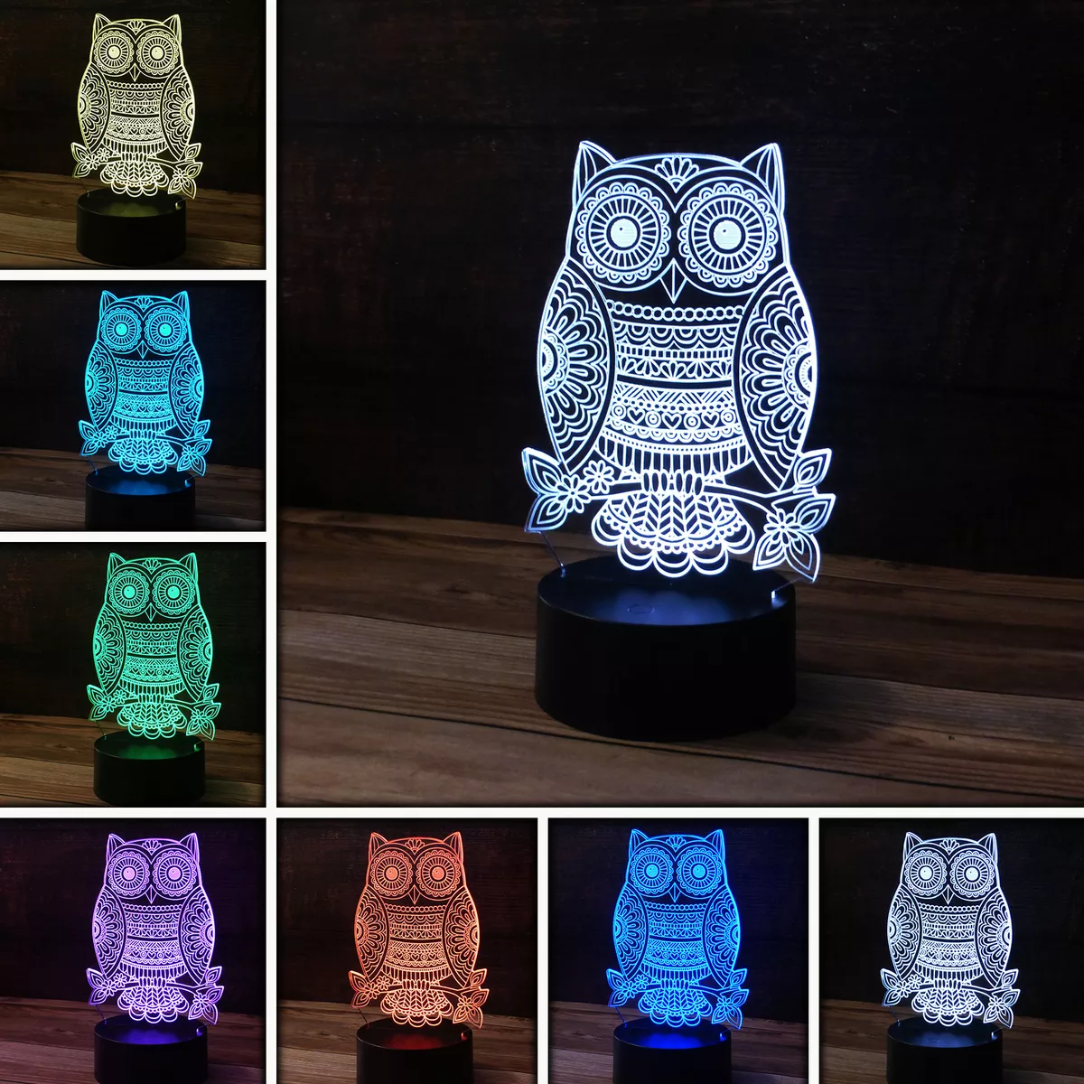 Owl lamp base deals
