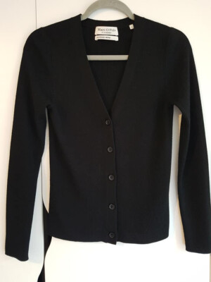 Cardigan schwarz Gr. S Marc O´Polo Merino Wolle Tierwohl RWS