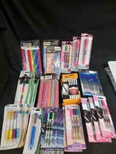 Lot Of 28 Packs With 150 Pens Pencils Jot, BI...