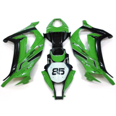Green Black Bodywork Fairings For Kawasaki Ninja ZX-10R 2011-2015