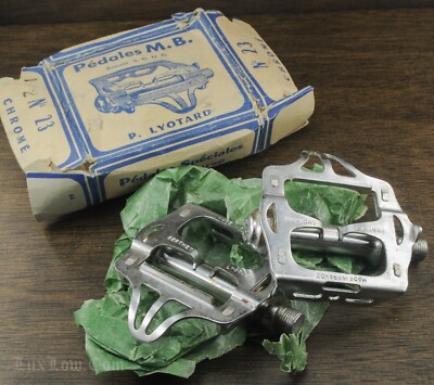NOS Vintage Lyotard #23 Marcel Berthet Road Bike PEDALS 1/2