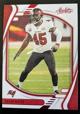 2021 Panini Absolute Football Devin White Red Foil Parallel #100 Buccaneers