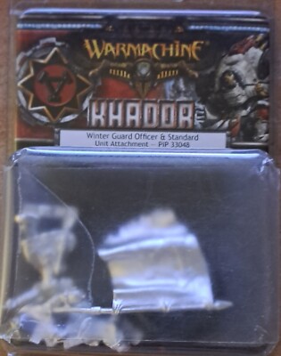 Khador Wintergarde Offizier und Standartenträger