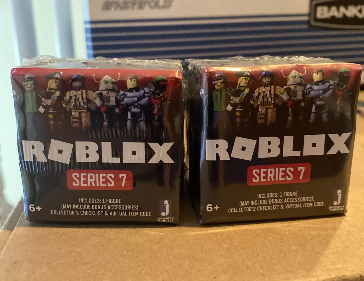 Roblox Series 7 Figure Virtual Item Code Purple Blind Bag 2 Black Box Lot  191726015048