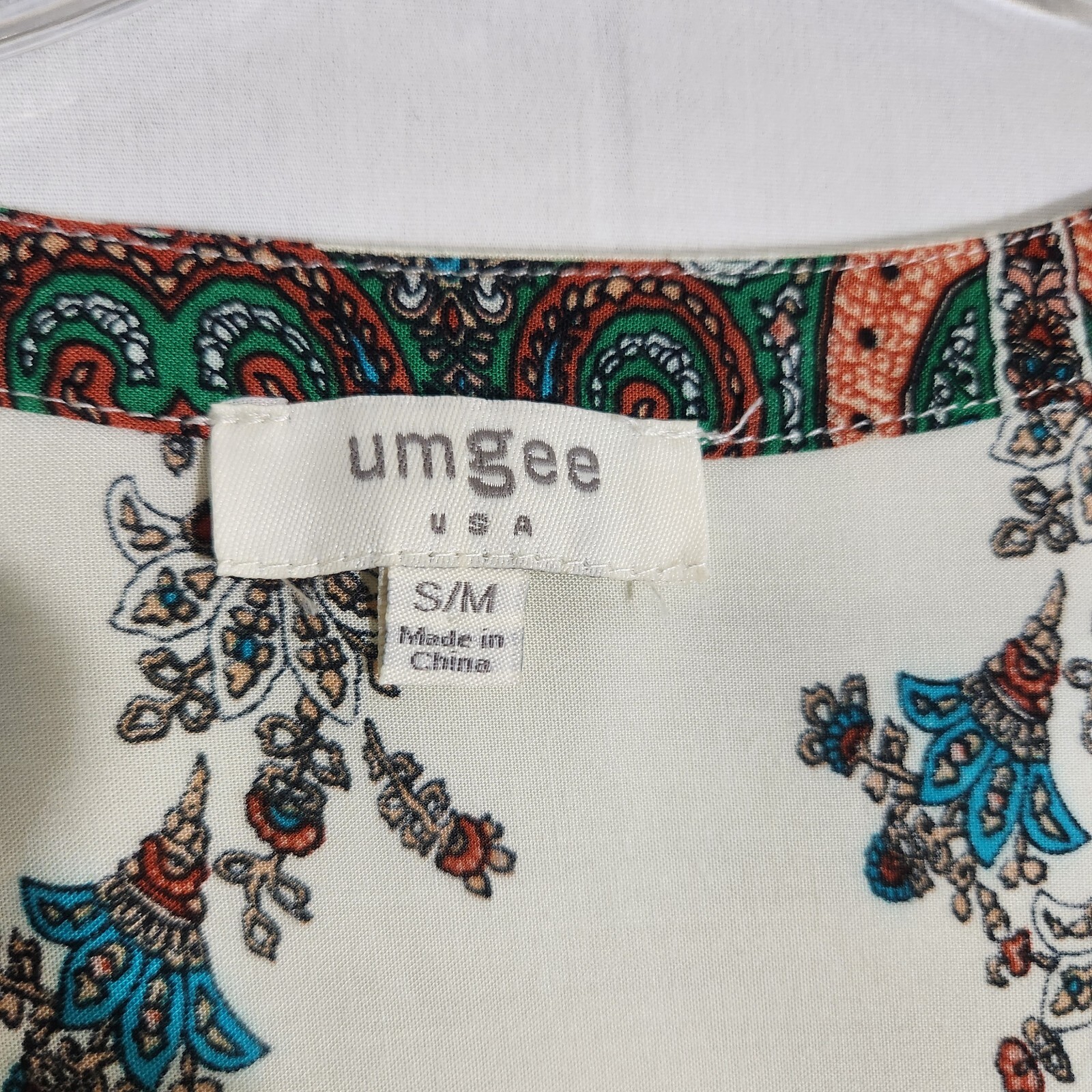 Umgee Open Front Wrap Cover Up Size S/M Small Med… - image 2