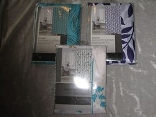 Printed Fabric Shower Curtain 70"x72" Bathroom Contemporary Design NEW