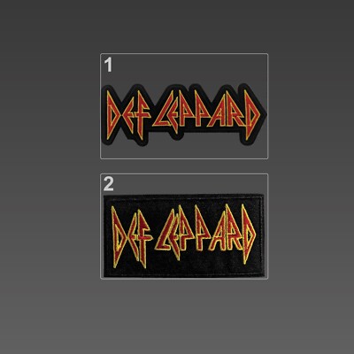 Def Leppard Patches, Iron On Embroidered Def Leppard Patches