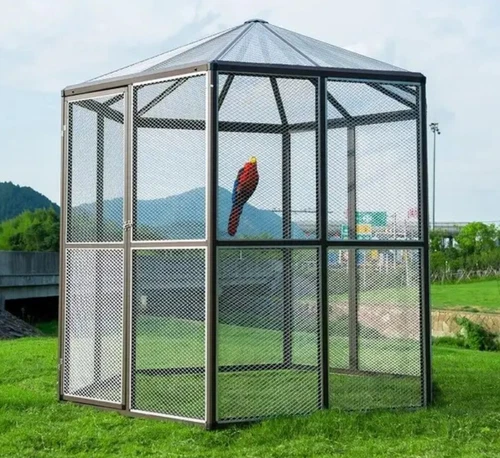 Canary Mesh Door Aluminium WHITE Bird Aviary Large Cage Pet Parrot Budgie - Picture 7 of 24