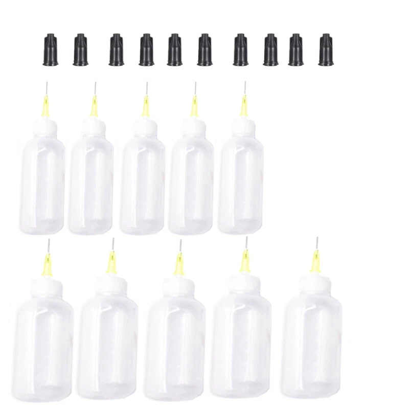 Plastic Empty Oil Dropper Bottle with Steel Needle Drip - Image 4 of 4