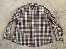 Banana Republic Shirt Mens XL Slim Fit Multicolor Plaid Non-Iron Office Career
