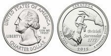 2015 D SARATOGA NATIONAL HISTORICAL PARK QUARTER New York Brilliant Uncirculated