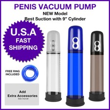 Electric Penile Pump Vacuum Erection Device VED System for Men w/ ED Impotence