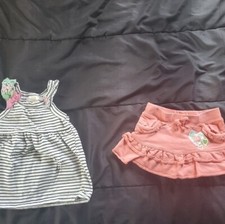 girl 18 mo tank and skort