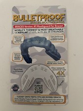 Bulletproof Braces Mouthguard World Thinnest Made with Kelvar 4X Stronger White
