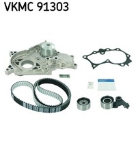 SKF Wasserpumpe + Zahnriemensatz VKMC 91303 für TOYOTA COROLLA AVENSIS RAV VERSO