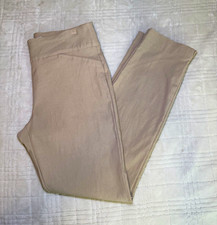 Charter Club Beige Dress Pants Slim Straight Leg Stretch