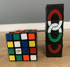 Vintage Rubik  s Revenge 1982 Cube 4x4x4  1981 Missing Link Chain Puzzle Ideal
