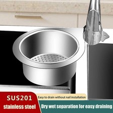 Swan Shape Filter Kitchen Tools Sink Drain Water Basket Multifunctional No Punch