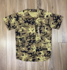 RARE PINK DOLPHIN LEGENDS MILITARY CAMO TACTICAL CARGO BASEBALL JERSEY SIZE M