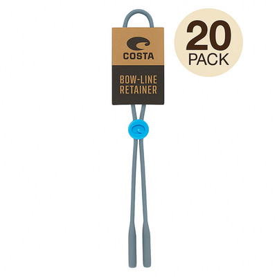 BULK   Costa Del Mar Bow Line Retainer Strap (Grey/Blue)   20 Count