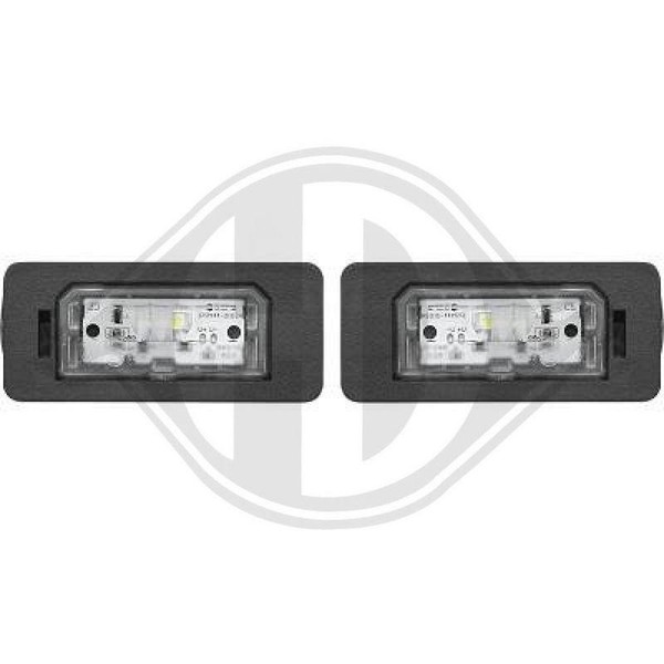 1X Kennzeichenleuchte Diederichs 1280192 Hd Tuning FüR-image