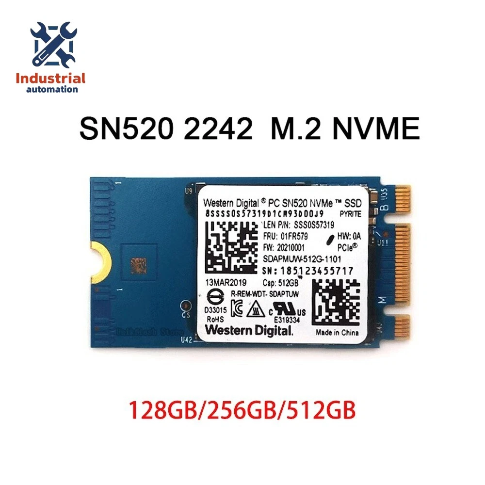 ★送料込み★ WD nvme m.2 SSD 512GB♣︎SN720 × 3 Western Digital SDAQNTW-512G - 512GB M.2 PCIe NVMe 2280 MLC 3D