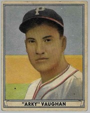 1941 PLAY BALL # 10 Arky VAUGHAN PIRATES HOF VERY NICE