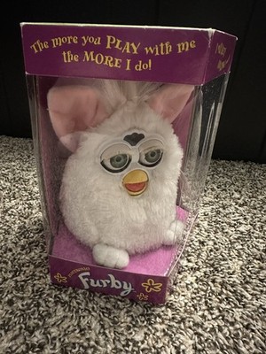 Vintage Furby White Snowball 70-800 Tiger Electronics 1998 Original Box 