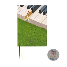 Hobonichi Techo 2026 HON Planner A6 Daily 1 Page Kuobata Hiroko Cat Cover New