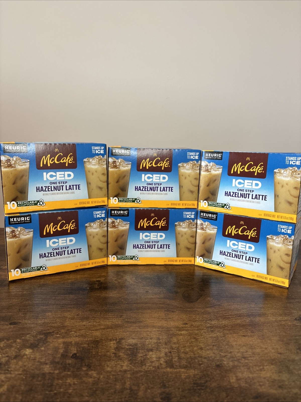 McCafe ICED Hazelnut Latte One Step,  K-Cup Pods, 60 Count total