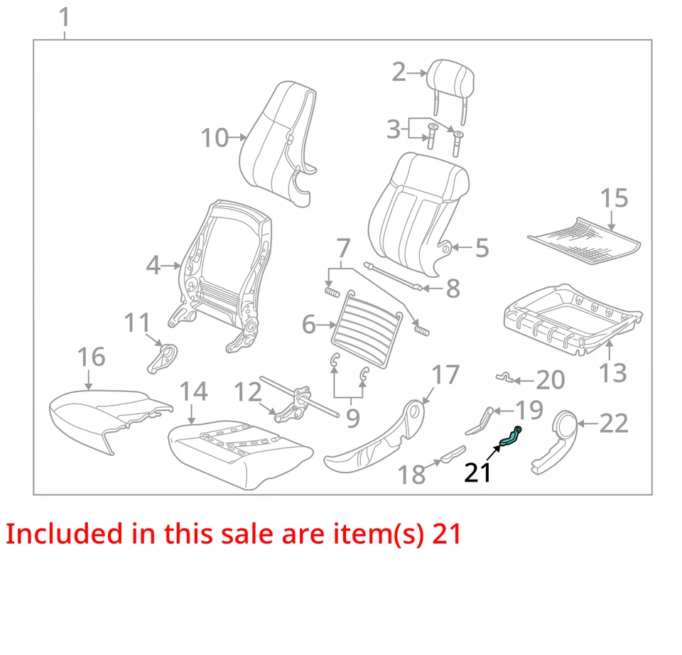 ПОДХОДИТ ДЛЯ 2000-2005 SATURN L300 L200 РУЧКА P/СИДЕНЬЕ ОТКИДЫВАЮЩЕЕСЯ *MD DK. 90595851 - новый OEM - Изображение 2 из 3